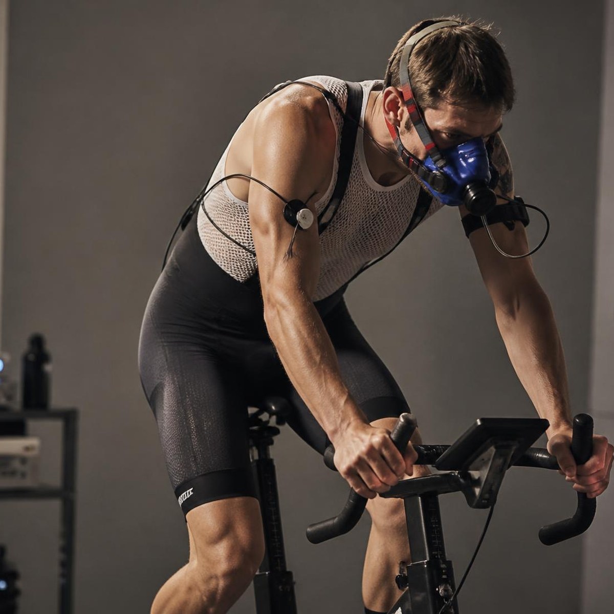 Inspanningstest op een fietsergometer